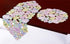 Easte Egg Placemat 14" Set of 4 Cutwork Embroidered Spring Flowery Floral Eggs Dresser Scarf for Home Kitchen Dining Spring Holiday Tabletop Decor...