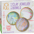 JOiFULi Make Your Own Clay Jewelry Bowls Arts and Crafts Kit Gifts for Girls Kids Ages 8 9 10 11 12 Years Old...