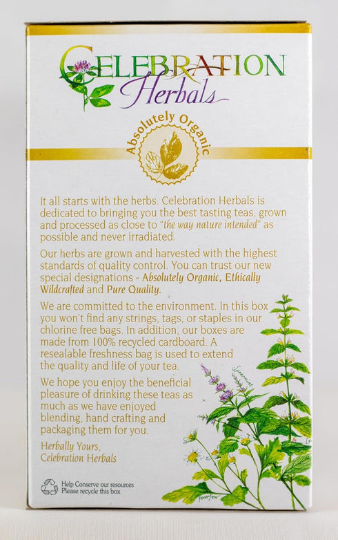 Celebration Herbals Organic Mullein Leaf Tea Bags 24 Count...