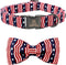 Lionheart glory American Flag Dog Collar, 4 of July Dog Bow Collar Heavy Duty Adjustable Patriotic Dog Collar with Bowtie for Small Dogs Pet Gift...