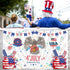 Independence Day Banners,6x3.6FT Large Size Independence Day Background Decoration for Holiday Party, Happy Independence Day 4th of July Parties H...