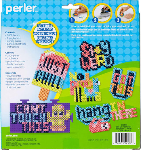Perler Just Say Beads Kit Box, 2000pcs...
