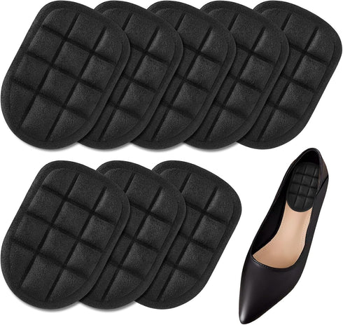 4 Pair Heel Cushions for Heel Pain Relief, Gel Heel Cups Pads Support for Shoes for Plantar Fasciitis, Relieve Heel Spurs Pain with Insoles for Wo...