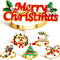 WILLBOND 6 Pieces Christmas Napkin Rings Holders for Christmas Dinners Parties Wedding Adornment Table Decoration Accessories (Cute Style)...