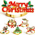 WILLBOND 6 Pieces Christmas Napkin Rings Holders for Christmas Dinners Parties Wedding Adornment Table Decoration Accessories (Cute Style)...