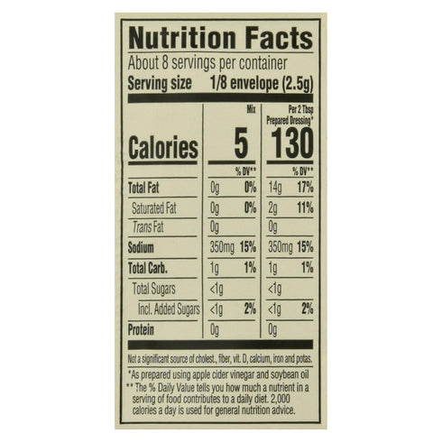 Good Seasons Salad Dressing & Recipe Mix, Garlic & Herb, 0.75 oz, 6 pk...