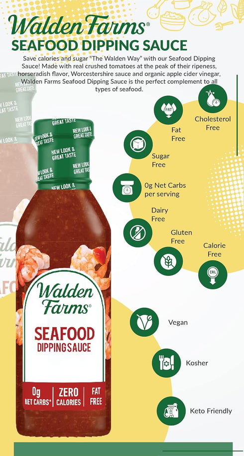 Walden Farms Sauce Cf Seafood (Pack of 2) 2 Pack...