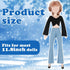 Bencailor 6 Pcs Doll Clothes for 11.8 Inch Doll, Doll Accessories Summer Tops Swimwear Robe Doll T Shirt Dress Winter Coat Jacke Doll Outfit Girl ...
