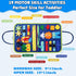 Guolely Busy Board Montessori Toy for 1 2 3 4 Year Old Toddlers - Educational Activity Developing Sensory Board for Fine Basic Dress Motor Skills ...