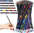 Geyee 36 Pcs Space Pencils for Kids Hawaiian Themed Party Favors Assorted Shark Pencils Novelty Wood Pencils Fun Designs Writing Pencils with Eras...