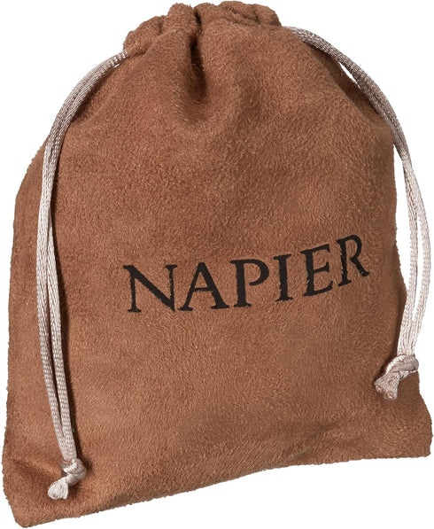 Napier "Classics" Silver-Tone Knot Stud Earrings...