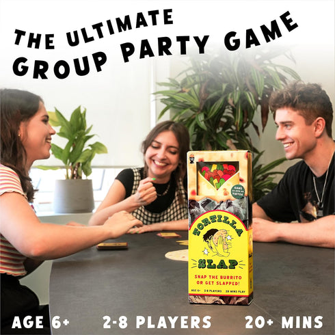 Exciting Tortilla Slap Family Game - Fun Family Games for 6+ Year Olds, 2-8 Players - Party Games for Adults & Kids - Perfect for Indoor & Outdoor...