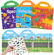 Sticker Book for Kids Ages 4-8, Reusable Sticker Books Educational Toys Learning Books, Space, Vehicles and Dinosaurs Stickers Book for Toddlers K...
