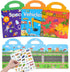 Sticker Book for Kids Ages 4-8, Reusable Sticker Books Educational Toys Learning Books, Space, Vehicles and Dinosaurs Stickers Book for Toddlers K...