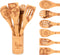 Wooden Spoons for Cooking Sets of 7 Pieces, Magical Bamboo Cooking Kitchen Utensils Kitchen Accessories Set Engraved Patterns Magic Cooking Spoons...