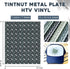 Tintnut Diamond Plate HTV Heat Transfer Vinyl - 7 Sheets 10x12 Inch Metal Plate Iron on Vinyl Pattern Printed HTV DIY T-Shirt, Hats, Clothing,for ...