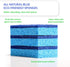 Blue Natural Kitchen Sponge, 12 Pack, Non-Scratch, Natural Sponge, Scrubber, Eco Friendly Sponges, Dishes, Sponge Kitchen, Natural Dish Sponge, Ec...