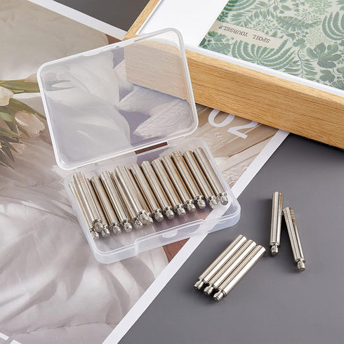 20 Pieces Album-scrapbook Extension Posts Screws Album Extension Replacements for Post-bound Refillable Photo Album Compatible with Photo Albums(3...