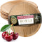 brheez Palm Leaf Disposable Party Bowls - 4 Inch, 25 Pack, Compostable, Bamboo Look, Heavy Duty, EcoFriendly...