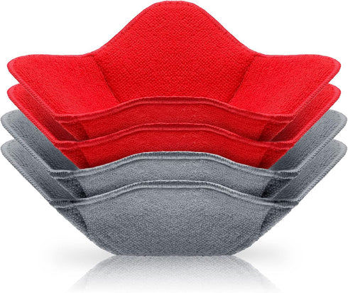 4 Pieces Bowl holders Microwave Bowl Cozy Small Bowls Holder Bowl Potholders for Microwave Hot Plate Bowl Food Temperature for Home Kitchen Holder...