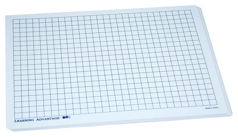 LEARNING ADVANTAGE Dry Erase Boards - Centimeter Grid - Set of 10 - Dry Erase Boards for Kids - Teach Early Math and Grid Concepts...