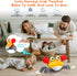Crawling Crab Baby Toy, Children's Prone time Toy, Automatic Obstacle Avoidance Toddler Interactive Toy with Music and LED Light, Built-in Recharg...