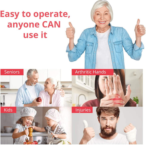 Kitchen Mama Auto Electric Can Opener: Open Your Cans with A Simple Press of Button - Automatic, Hands Free, Smooth Edge, Battery Operated, YES YO...
