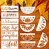 Fall Stencils for Painting Pumpkin Stencil Fall Leaves Maple Stencil Half Round Hello Autumn Drawing Templates for Door Porch Hanger Fall Wreath H...
