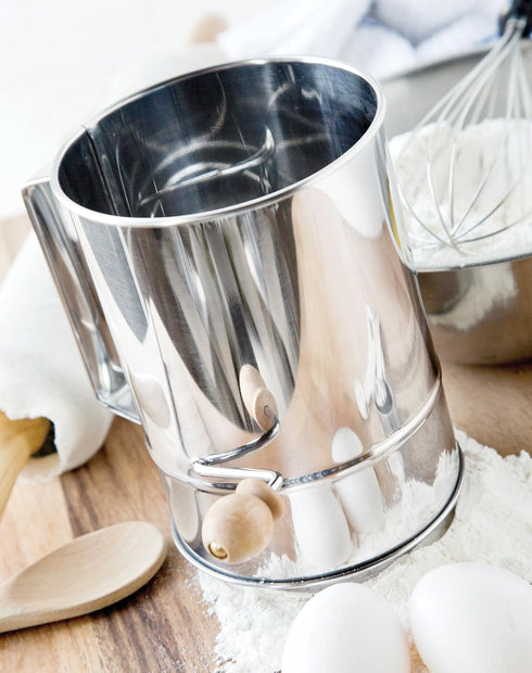 Fox Run 4639 Flour Sifter, Stainless Steel, 4-Cup...