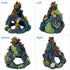 Uniclife Aquarium Decorations Resin Coral Rock Mountain Cave Fish Tank Decor Ornaments Fish House for Betta Rest Hide Play Breed...