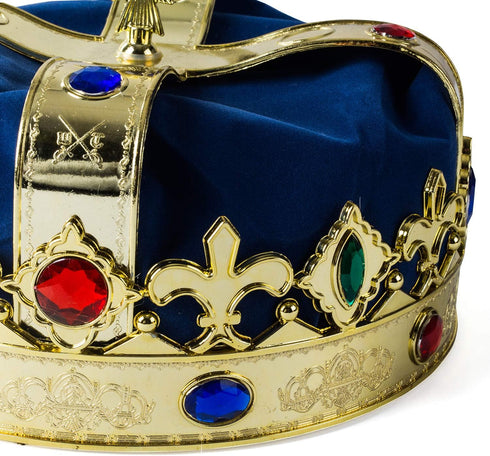 Tigerdoe Kings Crown - Royal King Crowns and Princess Crown - Queen Costume Accessories (4 pack Crowns)...