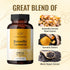 Boswellia Turmeric Capsules - Joint, Digestion & Brain Support Herbal Supplements w/Organic Herb Extract of Black Pepper | Vegan, Gluten Free, Non...