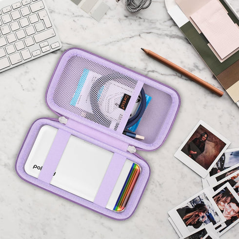 Canboc Carrying Case Compatible with Polaroid Hi-Print 2nd Generation Bluetooth Connected 2x3 Pocket Photo Dye-Sub Printer, Mesh Pocket fits Cable...