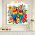 51buyoutgo Parrot 11ct Cross Stitch Kits, 11 CT Easy Funny Pre Printed Counted Stamped Cross Stitch Embroidery Needlepoint Needlework Patterns Kit...