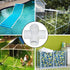 15Pack 3/4Inch 4 Way PVC Fittings, Heavy Duty PVC Elbow Side Outlet Tees, Furniture PVC Tee Corner Fittings for Building PVC Furniture Greenhouse ...