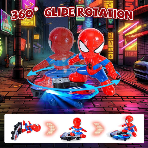 Dancing Kids Toys for Boys 4-6 Years Old, Spin Robot Toys for Boys with Colorful Flashing Lights & Music, Interactive Toddler Kids Gifts Toy for 3...