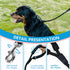 Dog Leash, Braided Rope Traction – Walking Training Lead for Medium/Large Dogs ((1/2") - 2FT, Black)...
