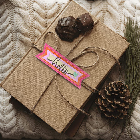 Bookmark Metal Cutting Dies DIY Craft Carbon Steel Embossing Template - 3 Piece Set...