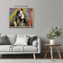 Posterizer 1 pcs- psychedelic funky hippie colorful person 2-Fantasy & Fiction Art-Retro Art- Living Room Bedroom Decor- unframed wall art...