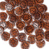 Chenkou Craft Pierced Flower Wood Buttons 30mm Sewing Craft 50Pcs...