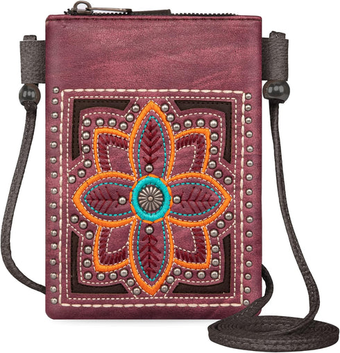 Montana West Crossbody Phone Purse for Women Western Designer Handbag with Strap...