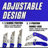 Rapid Edge Extend-A-Blade Utility Knife, Folding Razor Knife with 3 Blade Positions, Includes 5 Double-Length Serrated Utility Knife Blades...