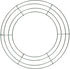Panacea Wire, 12 Inch, Green Wreath Frame, 1 Foot (Pack of 1)...