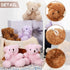 Threan 8 Pcs Mini Plush Bears 4'' Small Bear Bulk Stuffed Animal Toys Tiny Soft Bear Doll Present Stuffers for Keychain Baby Shower Party Favors S...