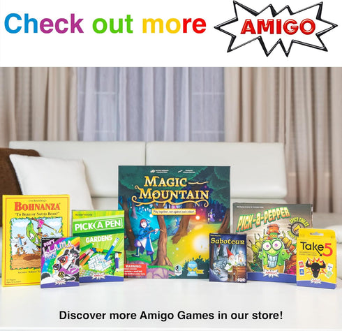 AMIGO Games Clack! Categories - Exciting Kids Magnetic Stacking Game for 2-8 players Ages 7+ | Fun, Educational, & Fast-Paced Family Game...