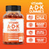 ADK Gummies Vitamin D3 K2 Gummies (60 Sugar Free Gummies) Vitamin D3 K2 10000iu/ 5000iu - ADK Vitamin Supplement - Vitamin ADK - Vitamin D & K - A...