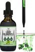 Chlorophyll Liquid Drops - Peppermint Flavored, Vegan Safe (Rich, Full Texture and Taste, Not Watered Down) for Skin Health, and Immune Function (...