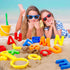 Liberty Imports ABC Alphabet Sand Mold Uppercase Letters Beach Toy Play Set with Digging Tools, Shovel, Sifter for Kids, Toddlers (Colors Vary)...