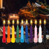 Mega Candles 10 pcs Unscented Assorted Color Exquisite Mini Taper Spell Candles, 4 Inch Tall x 3/4 Inch Diameter, Magic Chimes, Enchantment, Casti...