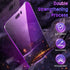 Uyiton Privacy Screen Protector for iPhone 14 Pro Max - Anti-Spy, Anti-Blue Light, HD Full Coverage Tempered Glass with Frame, Purple......